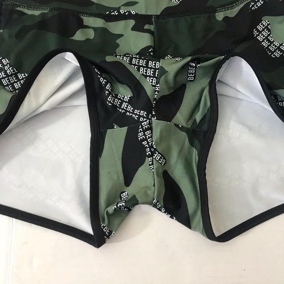Bebe Sport NWT Camo Shorts Y2K Sz M Bebe Sport - Picture 9 of 16